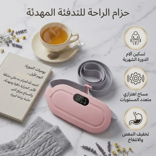 انتيلز وسادة تدفئة لاسلكية محمولة لتخفيف الام الدورة الشهرية